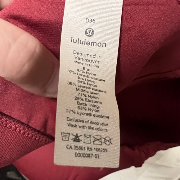 Lululemon Take Power Bra sz 36D - Picture 2 of 6